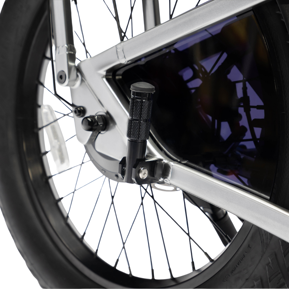 JackRabbit MG Doble - Lightweight 2-Up Seat Micro Hauler, Black