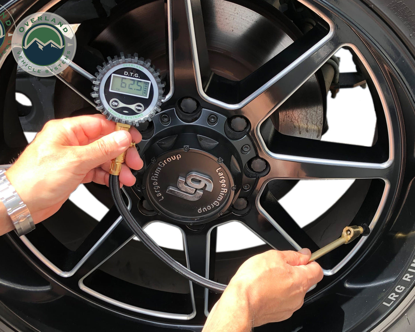 Digital Tire Deflator, Digital Tire Gauge, And 53 Tire Repair Kit - Combo Kit