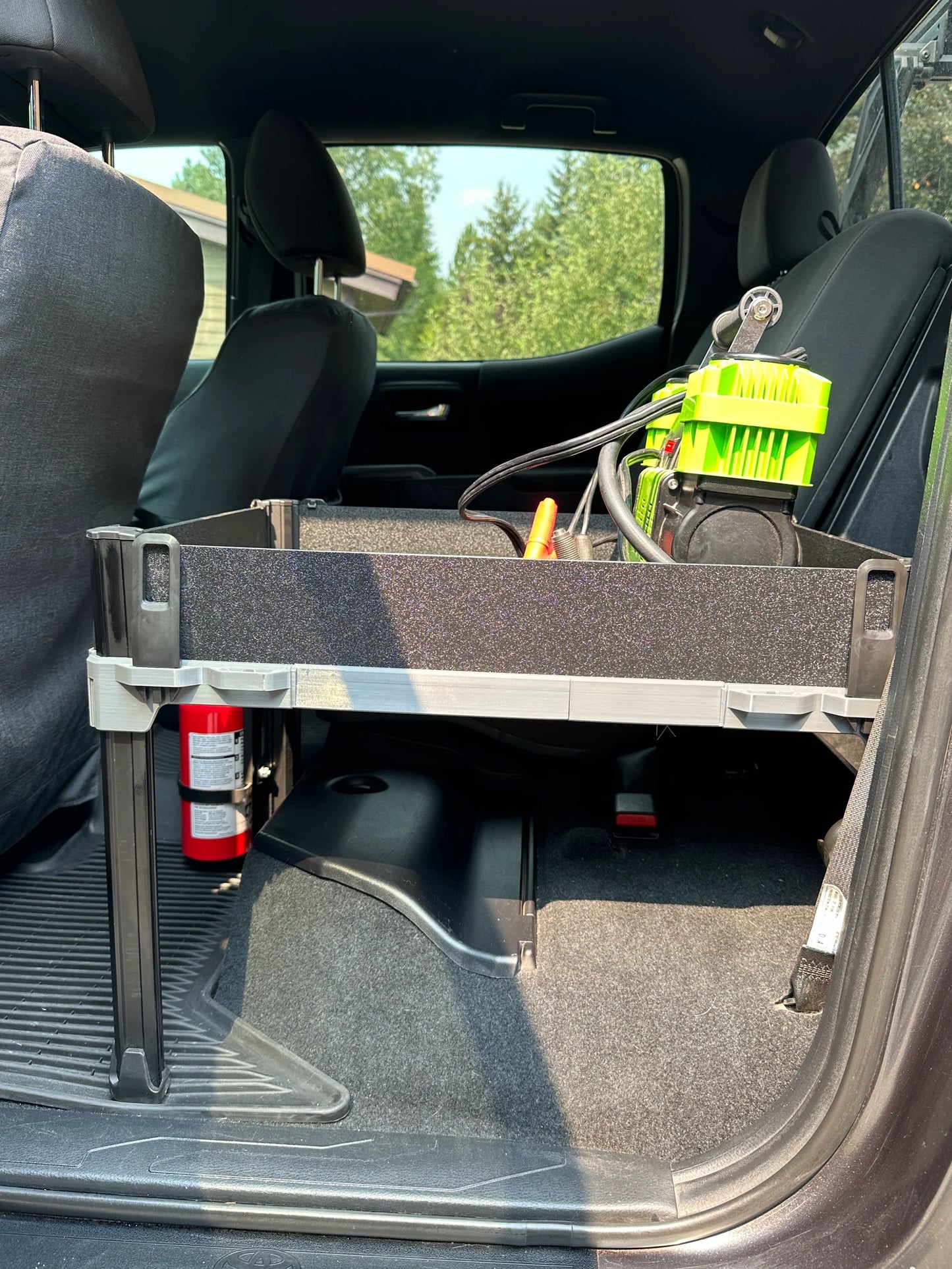 KARGA - Single Level 'Seat Delete' with Sides for the Toyota Tacoma 4 Door 2nd & 3rd Gens ONLY