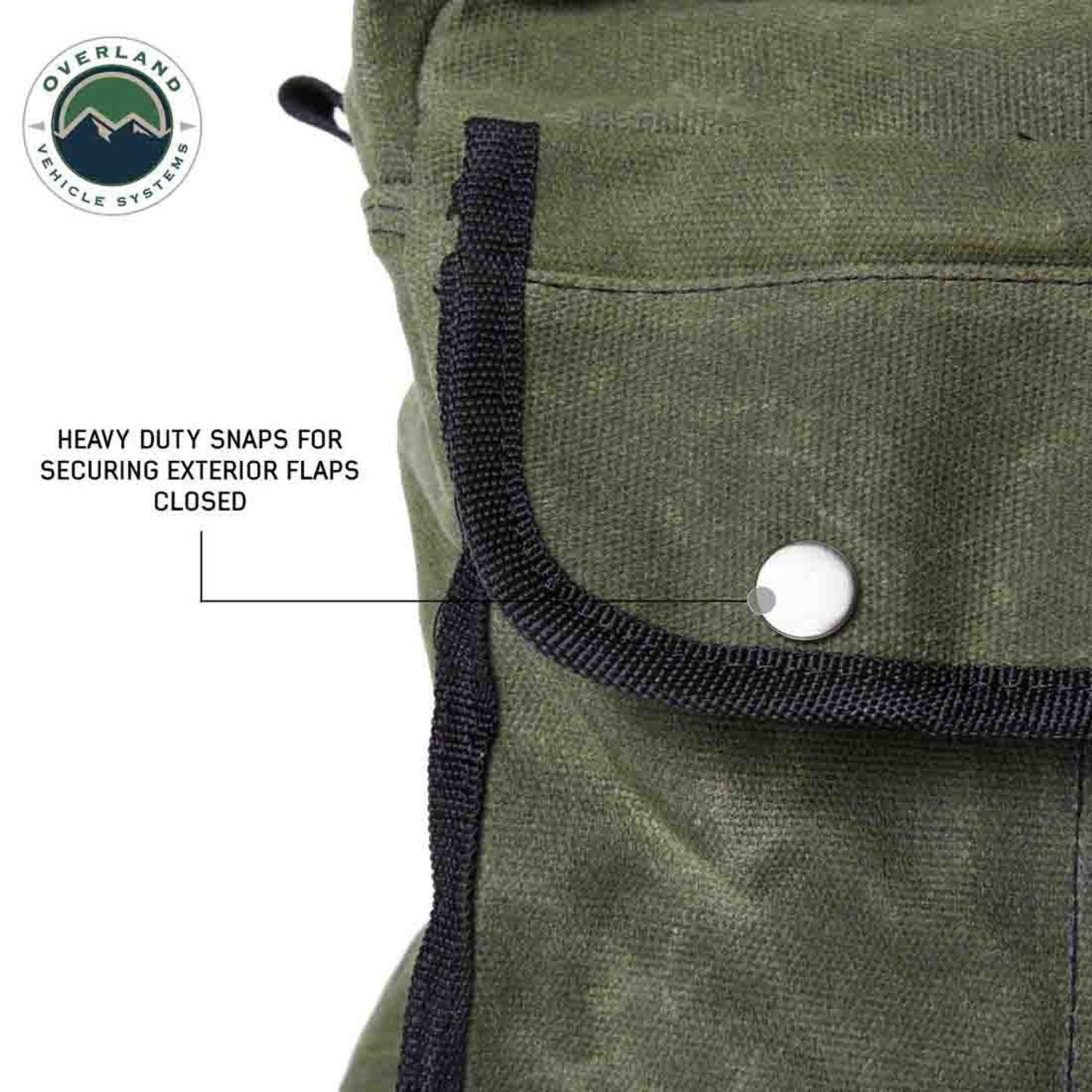 Small Duffle Bag with Handle & Straps - #16 Waxed Canvas Storage