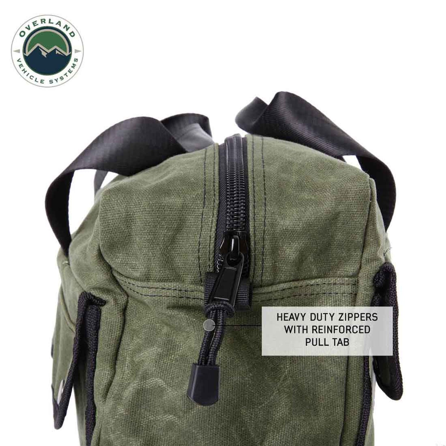 Small Duffle Bag with Handle & Straps - #16 Waxed Canvas Storage