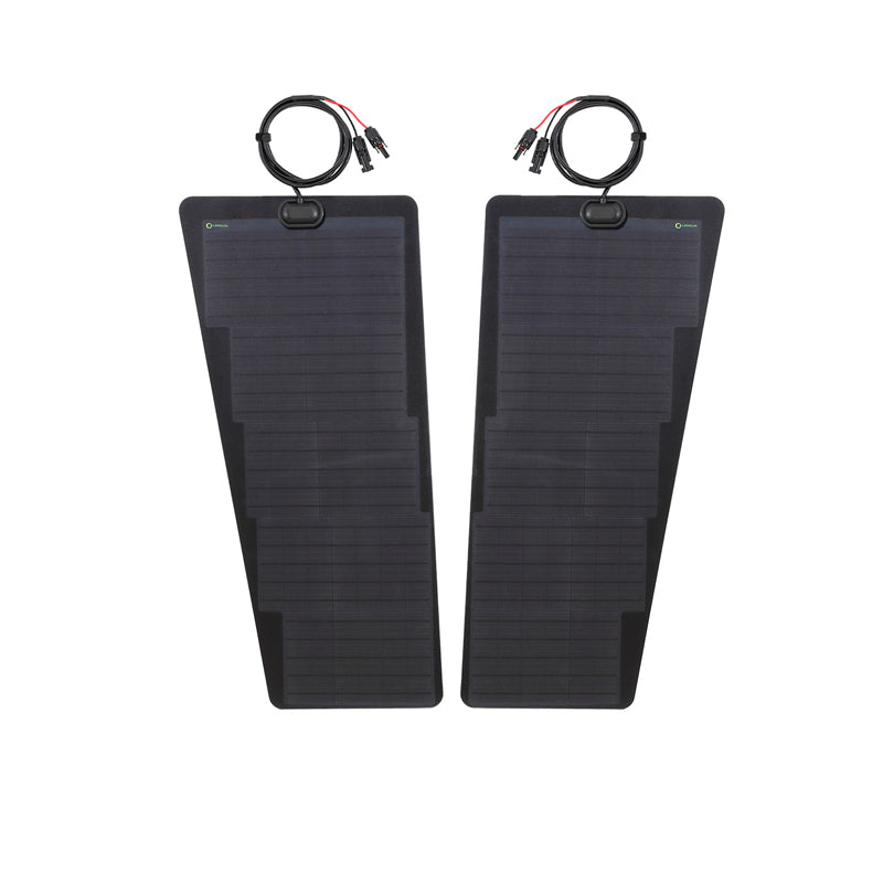 Toyota Land Cruiser 75 Series HZJ75 Lensun 70W Hood Flexible Solar Panel