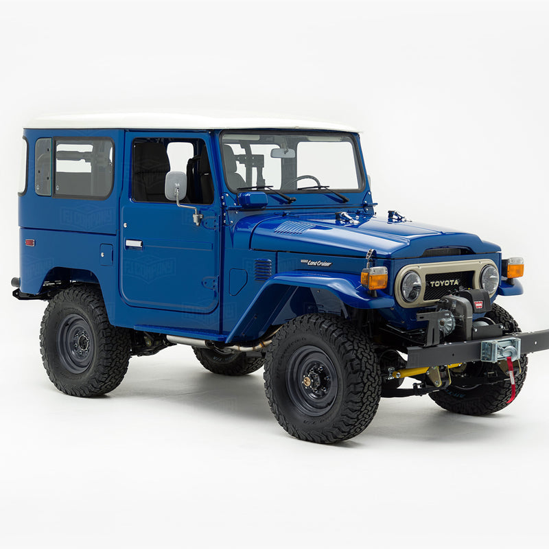 Toyota LandCruiser FJ40 Lensun 80W Hood Flexible Solar Panel-1