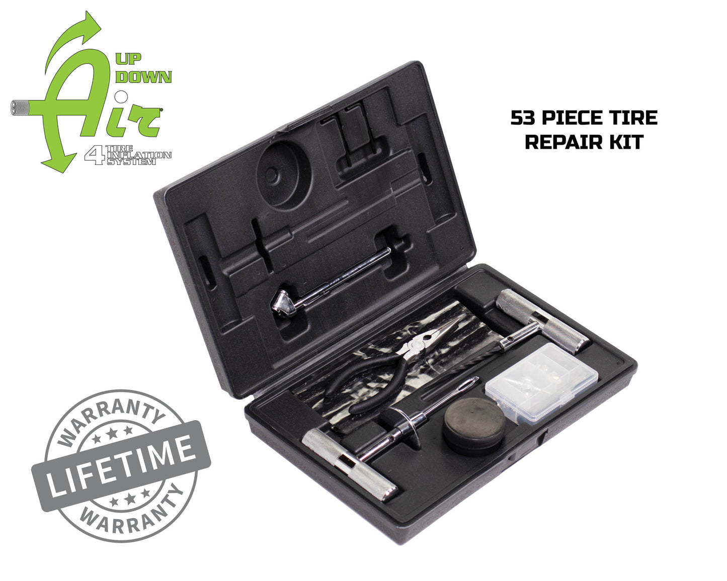 53 Piece Tire Plug Repair Kit Off Road Grade