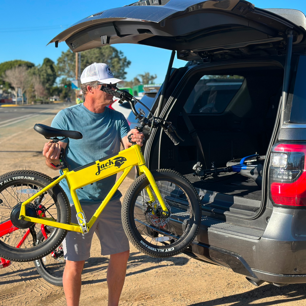 JackRabbit XG - Lightweight & Compact "Big" Micro eBike, Black