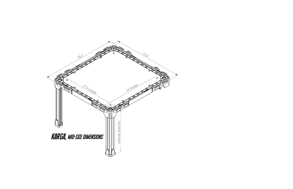 KARGA - Single Level 'Over-The-Seat' with SIDES