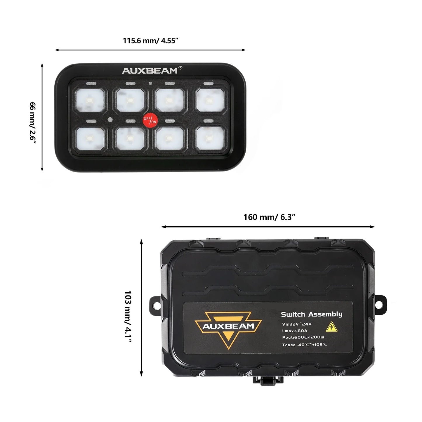8 Gang Switch Panel w/Phone App