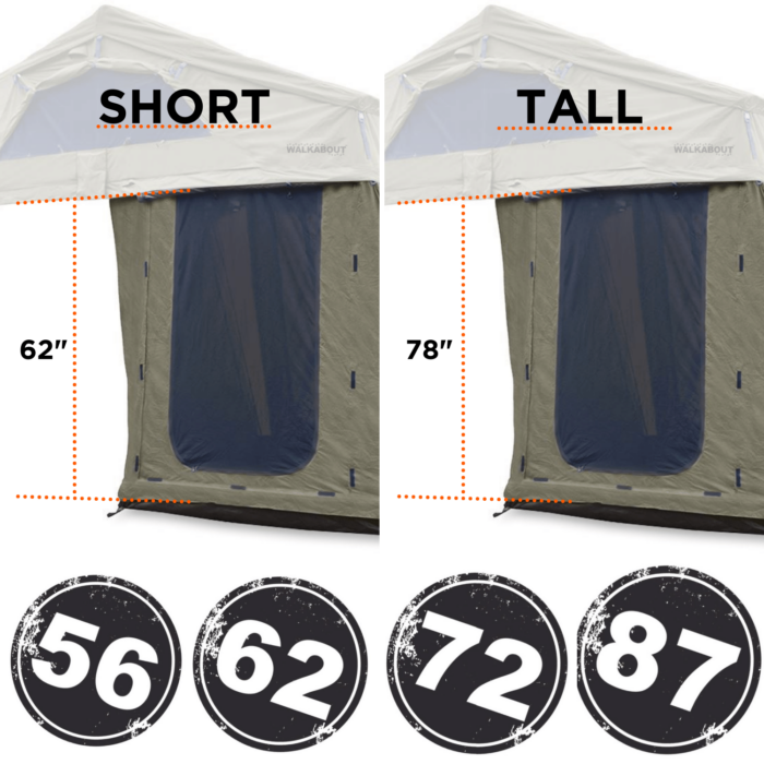 ANNEXES FOR WALKABOUT™ ROOF-TOP TENT