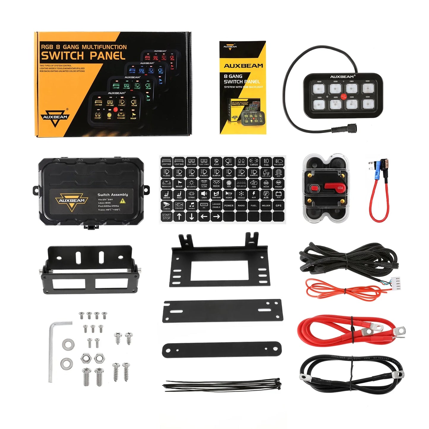 8 Gang Switch Panel w/Phone App