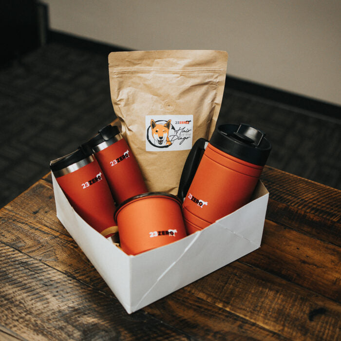 23ZERO PREMIUM BLEND – HAIR OF THE DINGO & PLANETARY DESIGN’S OVERLAND COFFEE KIT