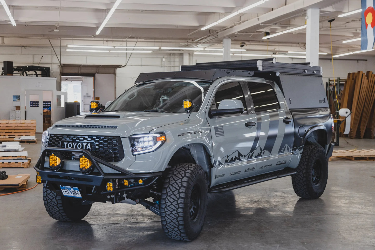 THE BEAR PAW (2007-2021 TUNDRA CAMPER ROOF RACK)