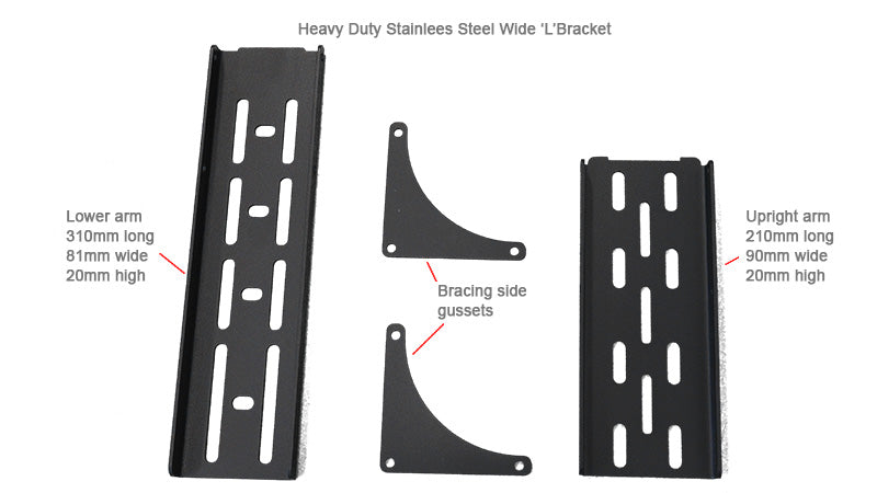 Awning Heavy Duty L Bracket