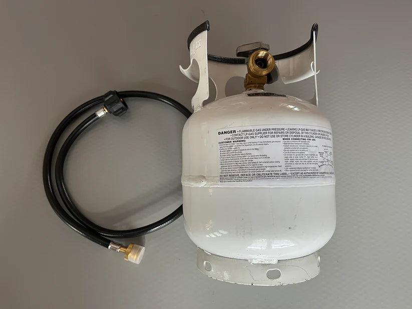 Propane Bracket, 5 lb Propane Tank and Hose