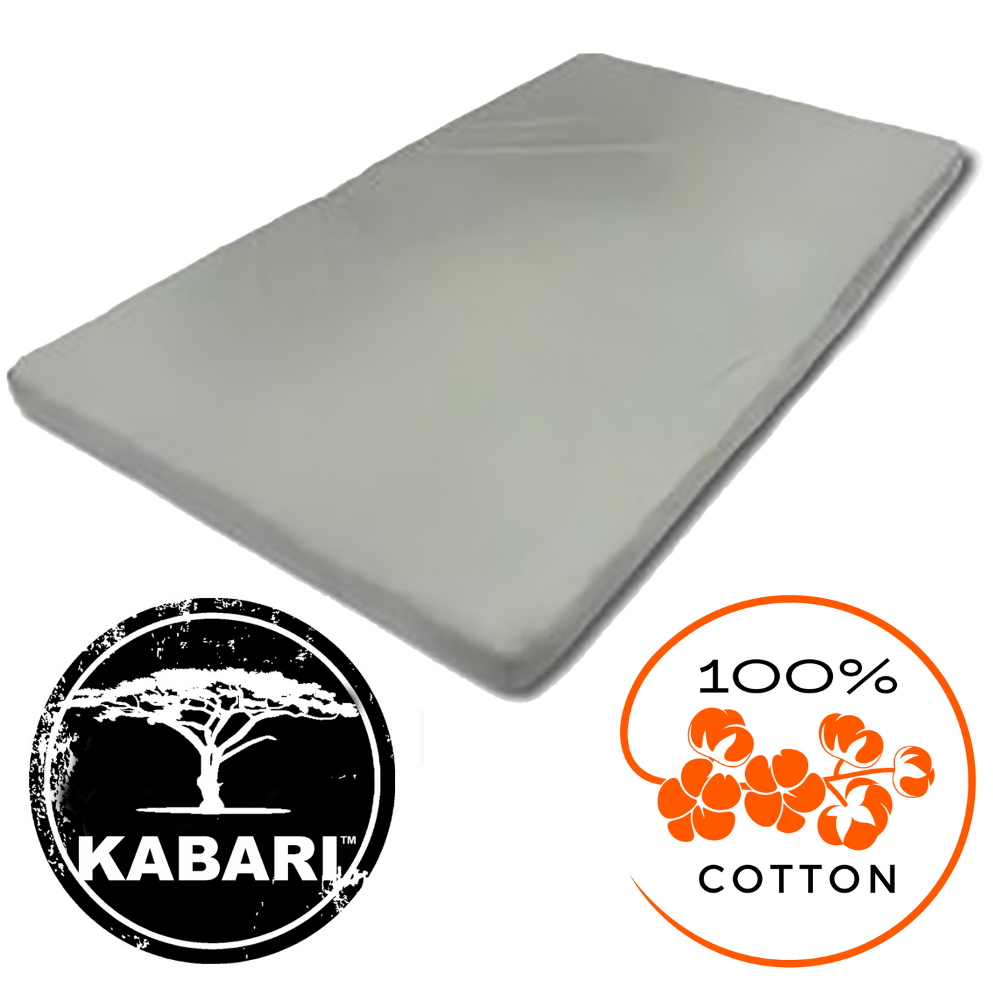 KABARI 100% COTTON FITTED MATTRESS SHEET
