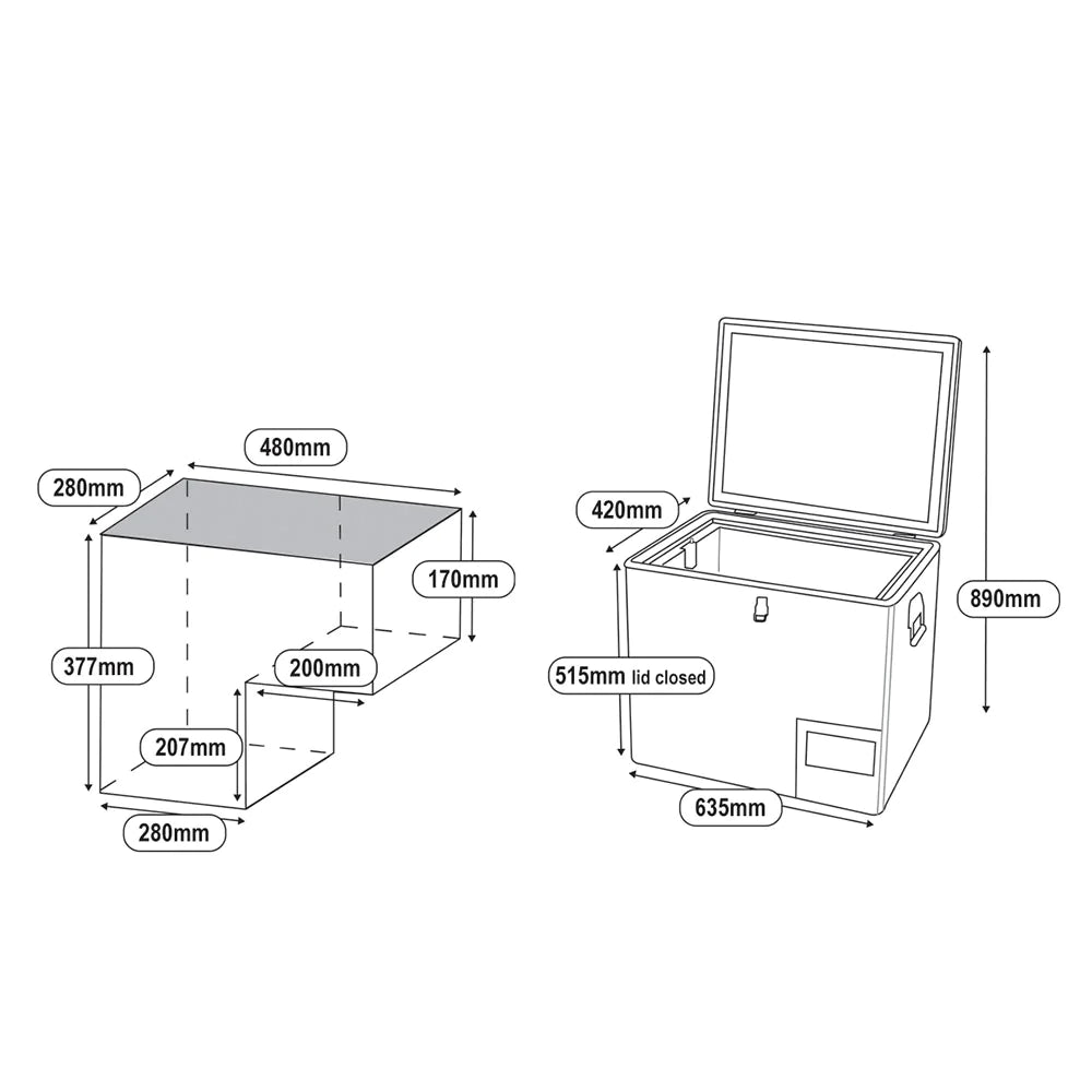 40L Legacy Smart Fridge/Freezer