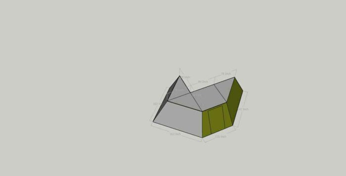 Wall 1 & Wall 2 - 270° PEREGRINE AWNING RIGHT-HAND MOUNTED (US PASSENGER-SIDE)