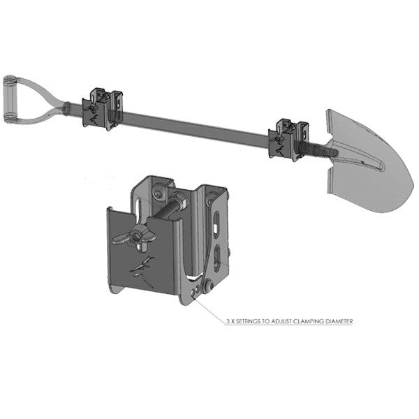 Shovel Mount Bracket Set