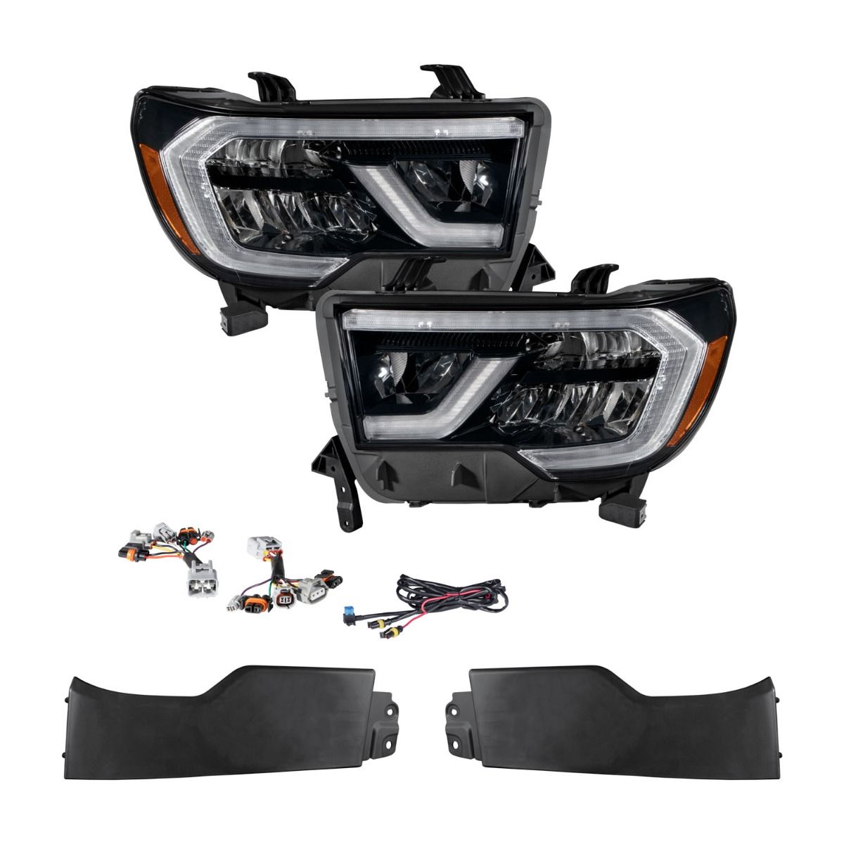 2007-2013 TOYOTA TUNDRA LED REFLECTOR HEADLIGHTS (PAIR)