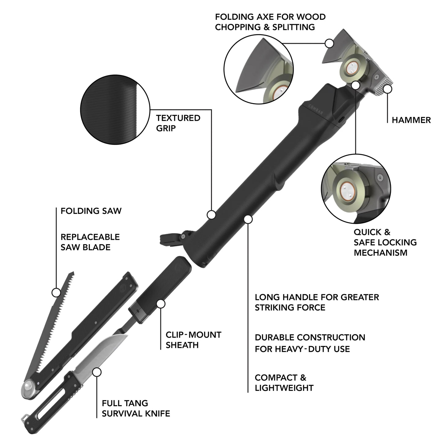 COMBAR™ FOLDAXE PRO
