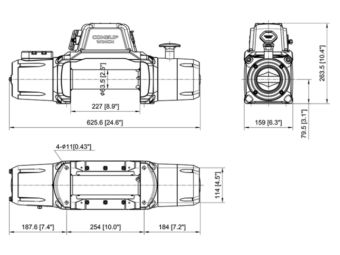 COMEUP SEAL SOLO 12.5rs, 12V Winch