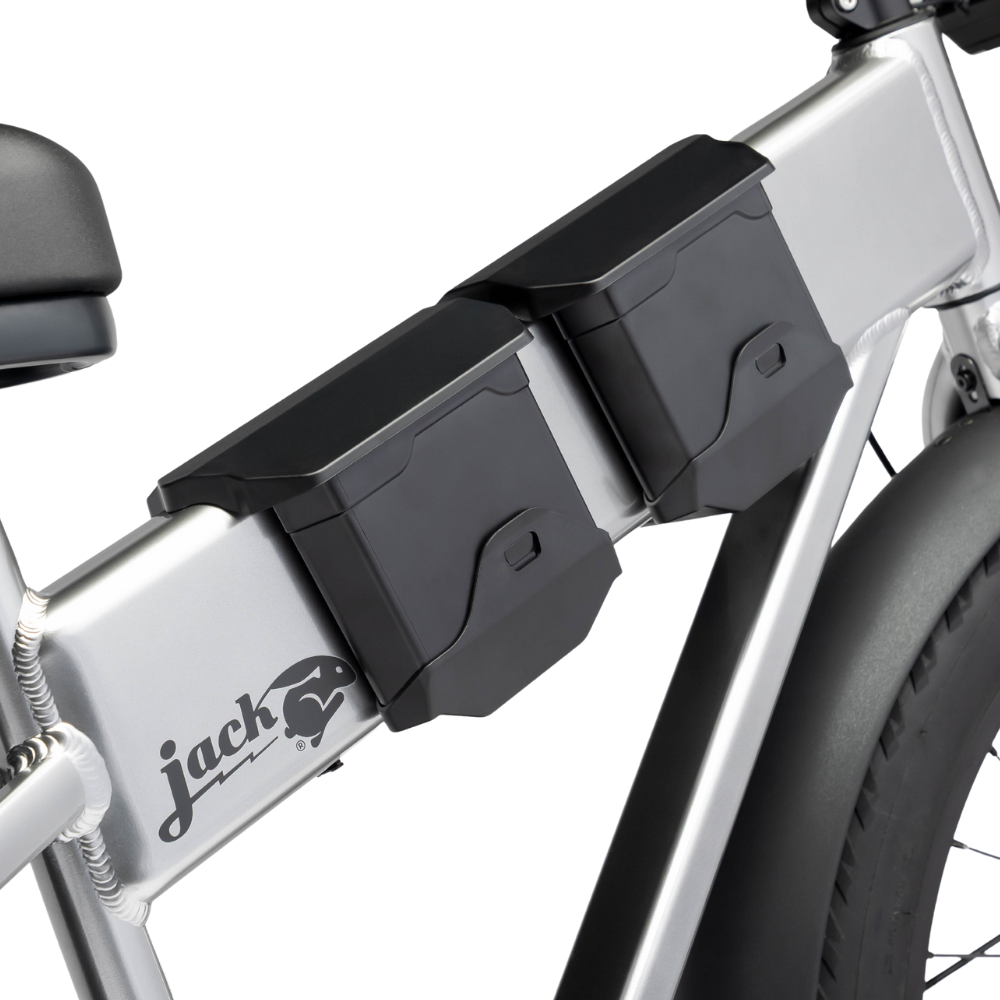 JackRabbit MG Doble - Lightweight 2-Up Seat Micro Hauler, Silver