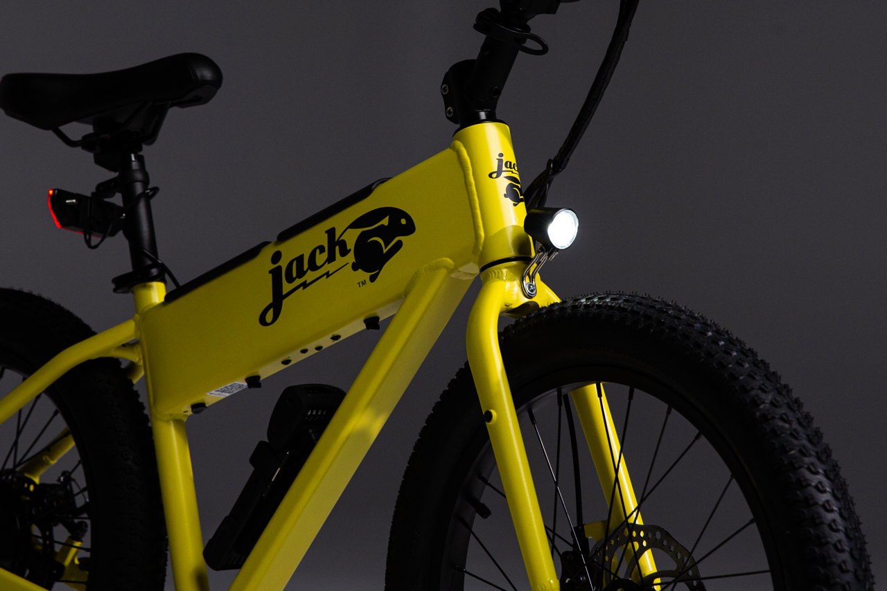 JackRabbit XG - Lightweight & Compact "Big" Micro eBike, Yellow
