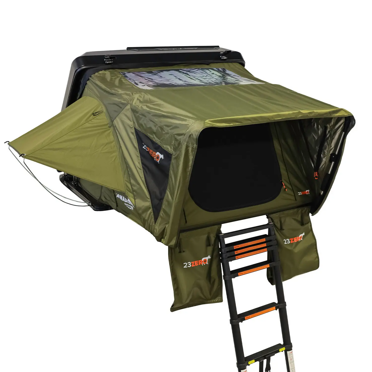 ARMADILLO HORIZON 3: PREMIUM HARDSHELL ROOFTOP TENT FOR ALL-SEASON ADVENTURE (LEFT OPEN ONLY)