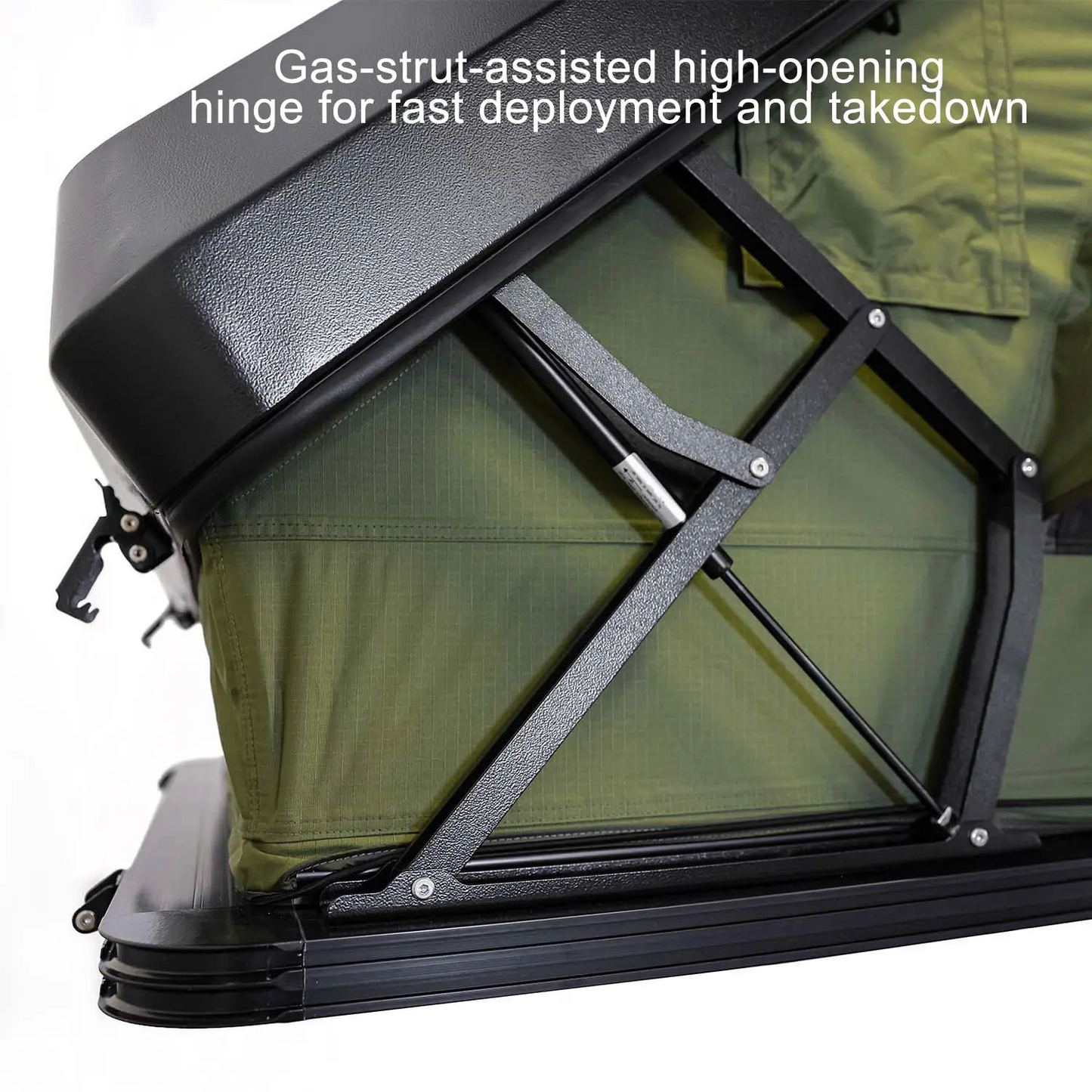 ARMADILLO HORIZON 3: PREMIUM HARDSHELL ROOFTOP TENT FOR ALL-SEASON ADVENTURE (LEFT OPEN ONLY)