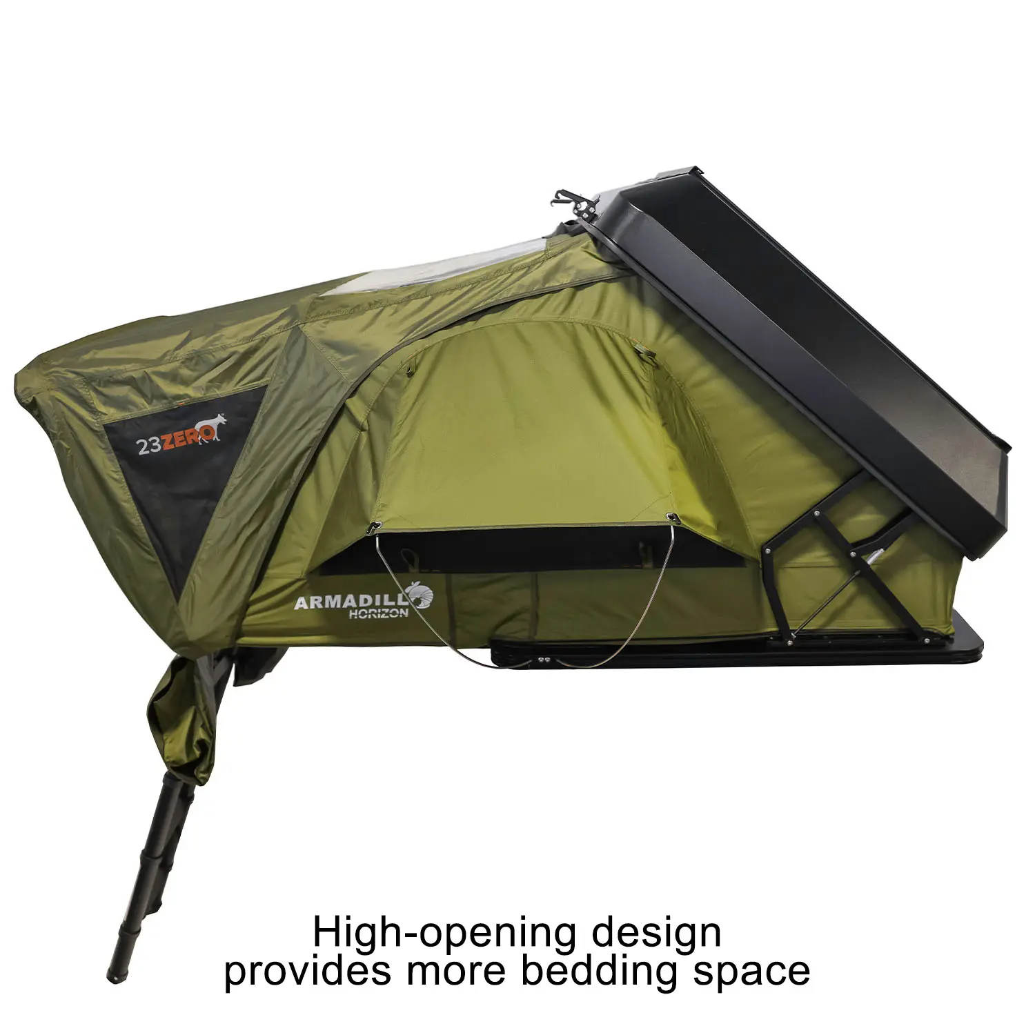 pinguin horizon tent Armadillo Horizon 3: Premium Hardshell Rooftop Tent for All-Season Adventure (Left Open Only)