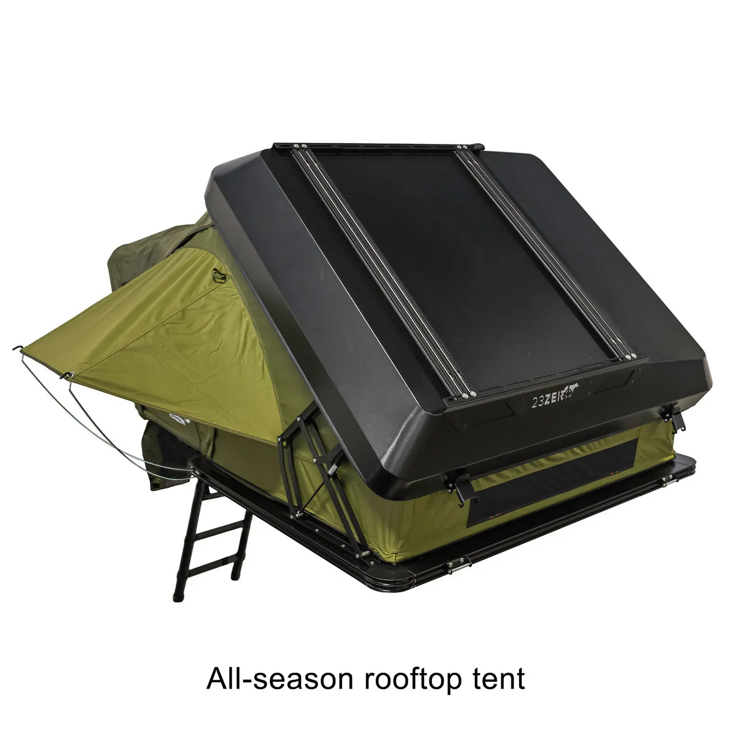 ARMADILLO HORIZON 3: PREMIUM HARDSHELL ROOFTOP TENT FOR ALL-SEASON ADVENTURE (LEFT OPEN ONLY)