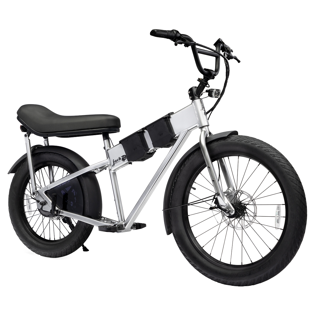 JackRabbit MG Doble - Lightweight 2-Up Seat Micro Hauler, Silver