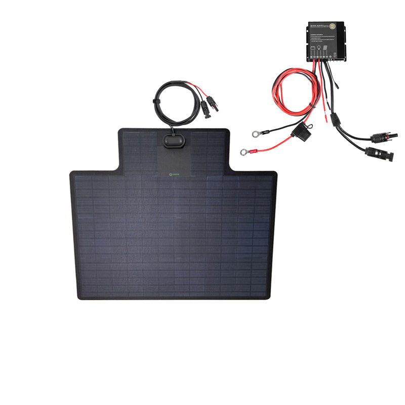 Jeep Cherokee KK (2008-2012) Lensun 80W Hood Flexible Solar Panel-3