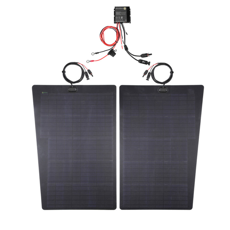 Jeep Cherokee XJ (1984-2001) Lensun 140W Hood Flexible Solar Panel