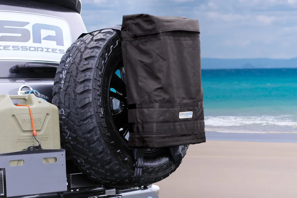 MSA4x4 Rear Tire Garbage Bag Bin