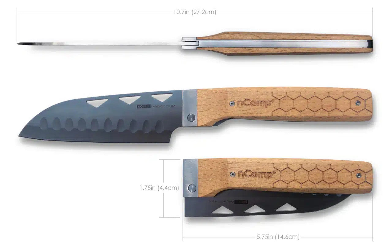 Premium Santoku-style Food Prep Knife