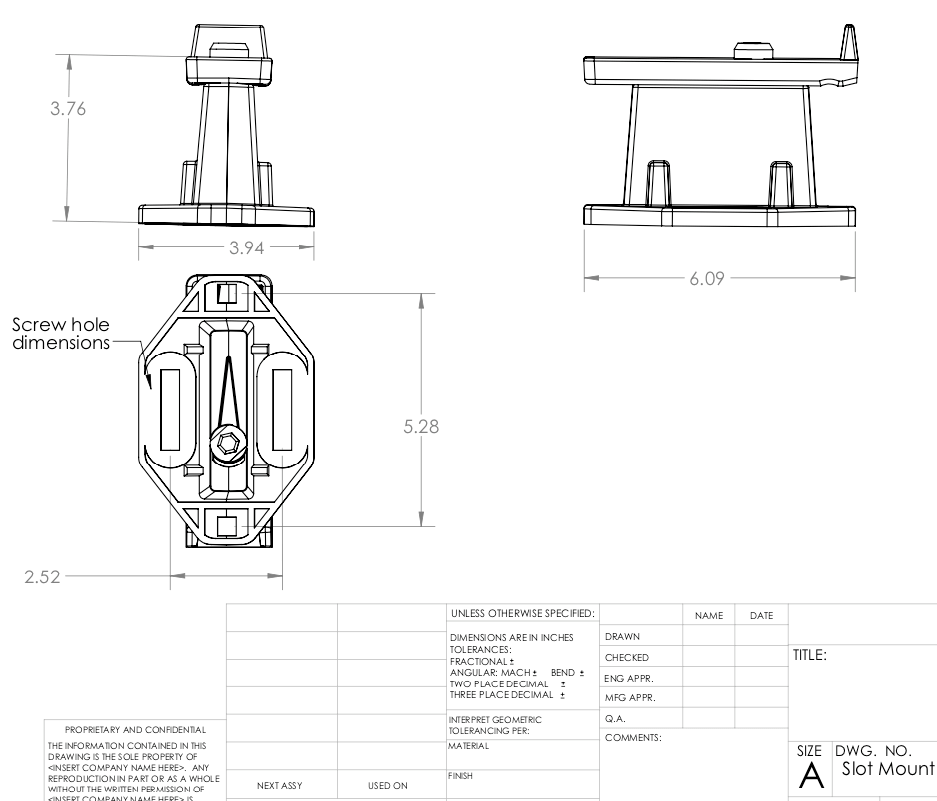 4 Gal Slot Mount – Rain Flare