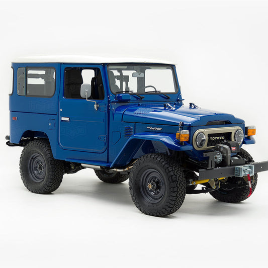 Toyota LandCruiser FJ40 Lensun 80W Hood Flexible Solar Panel-1