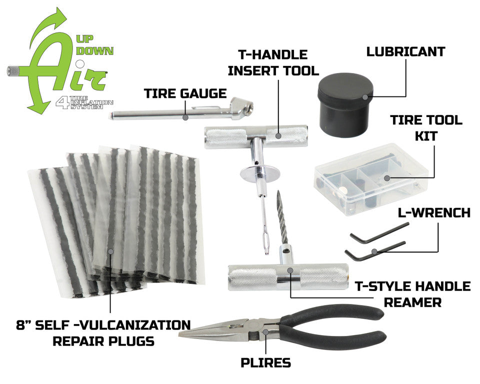 53 Piece Tire Plug Repair Kit Off Road Grade