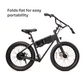 JackRabbit XG Pro - Lightweight & Compact "Big" Pro Micro eBike, Black