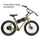 JackRabbit XG Pro - Lightweight & Compact "Big" Pro Micro eBike, Army Green