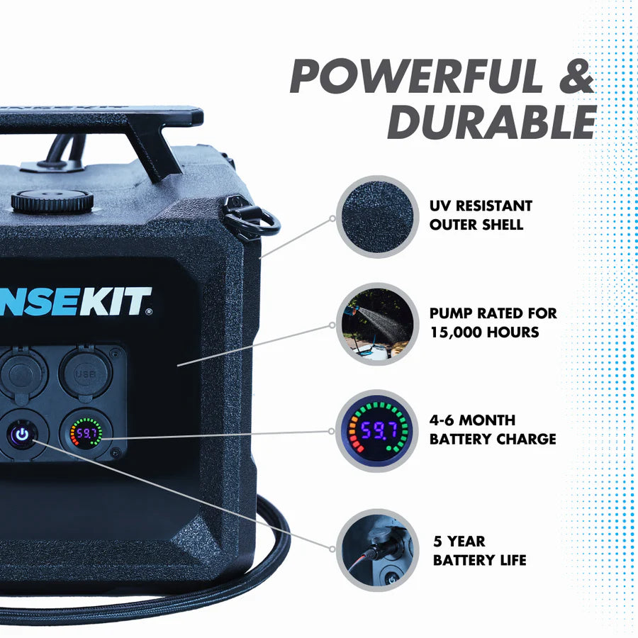 4 GALLON RINSEKIT CUBE PORTABLE SHOWER