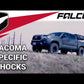 2005+ Toyota Tacoma: Falcon 2.25-2.75" Sport Tow/Haul Shock Leveling System