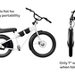JackRabbit MG Doble - Lightweight 2-Up Seat Micro Hauler, White