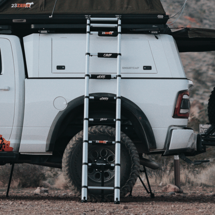 ALUMINUM TELESCOPING LADDER FOR ALL ROOF-TOP TENTS