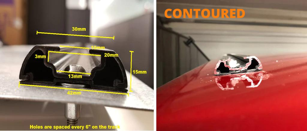 ROOF TRACK LOAD BAR SYSTEM (PAIR)