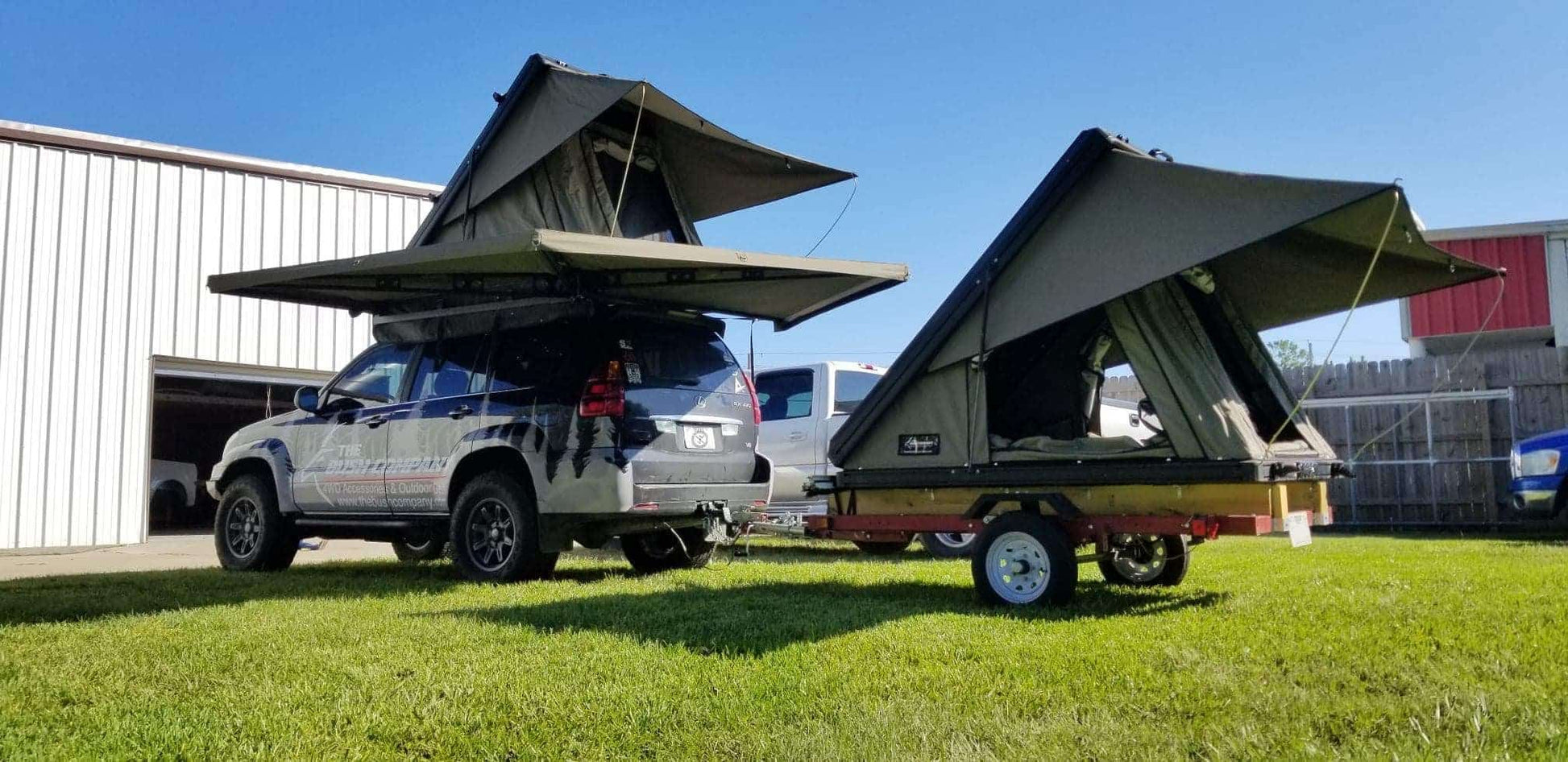 clamshell roof tent AX27 Clamshell Roof Top Tent – Mike's Custom Toys