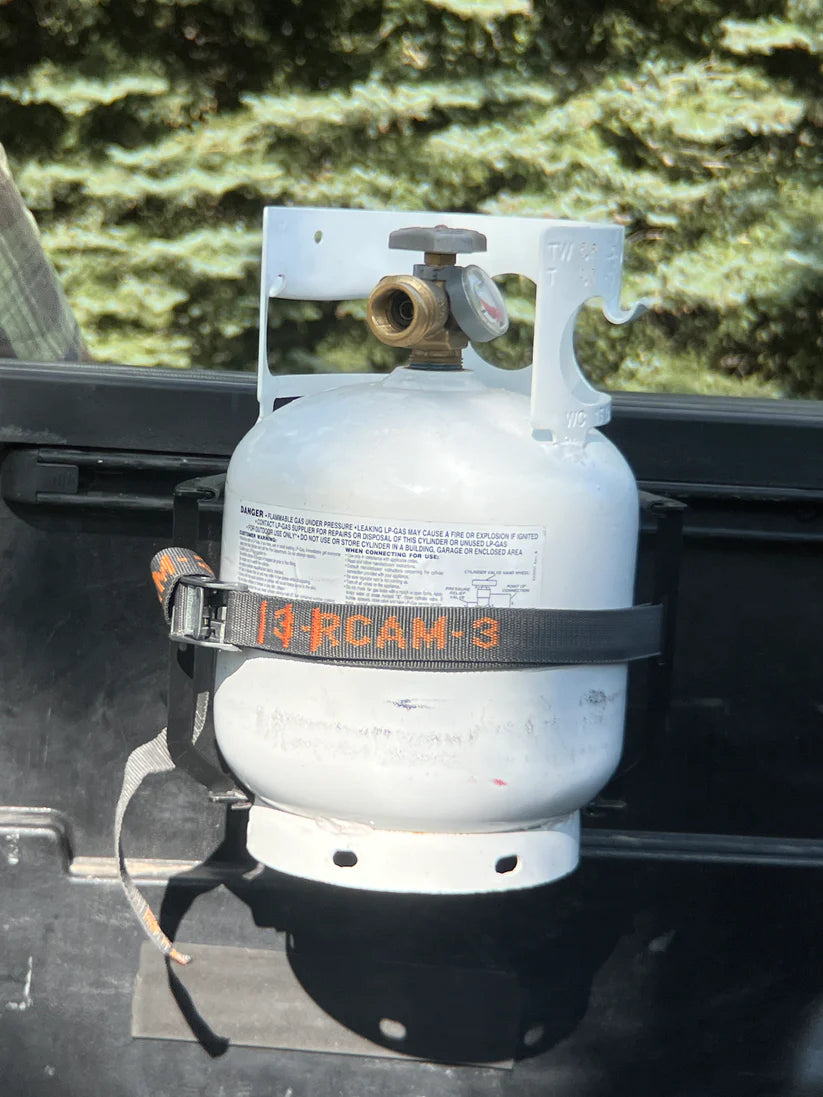 Propane Bracket, 5 lb Propane Tank and Hose