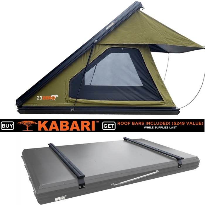 KABARI HARD SHELL ROOFTOP TENT WITH LST