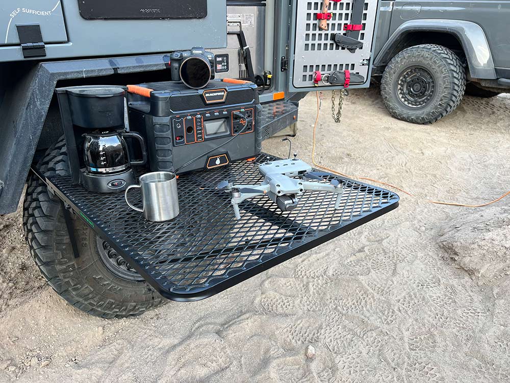Aluminum Standard Tire Table for Overland Camping