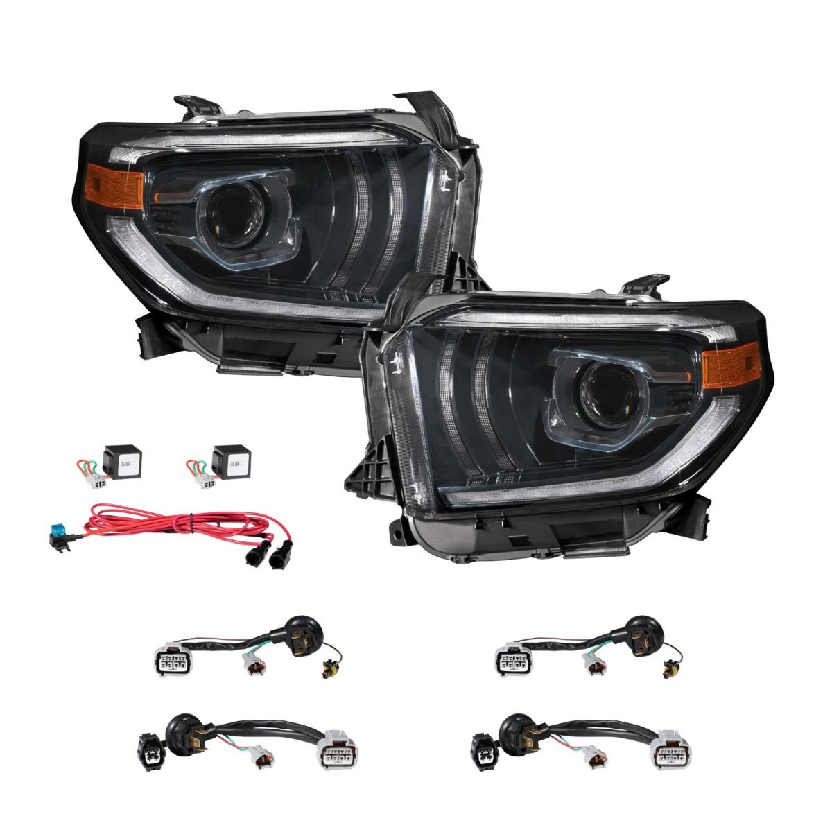 2014-2021 TOYOTA TUNDRA LED PROJECTOR HEADLIGHTS (PAIR)